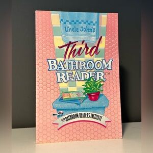 Vintage 1990 Third Bathroom Reader - Pink Edition